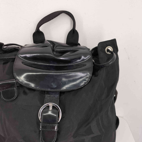 サルヴァトーレフェラガモ Salvatore Ferragamo ガンチーニ ナイロン パテントレザー リュックサック デイパック レディース