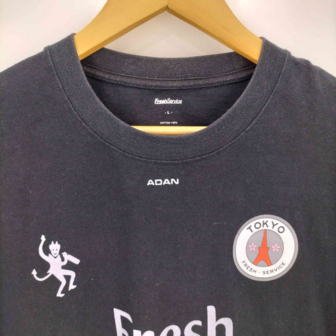 フレッシュサービス Fresh Service CORPORATE PRINTED S/S TEE FOOTBALL メンズ JPN:L