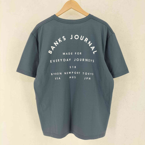 バンクスジャーナル BANKS JOURNAL ロゴプリントクルーネックTシャツ メンズ JPN:L