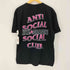 アンチソーシャルソーシャルクラブ ANTI SOCIAL SOCIAL CLUB キャラクタープリントクルーネックTシャツ メンズ JPN:XL