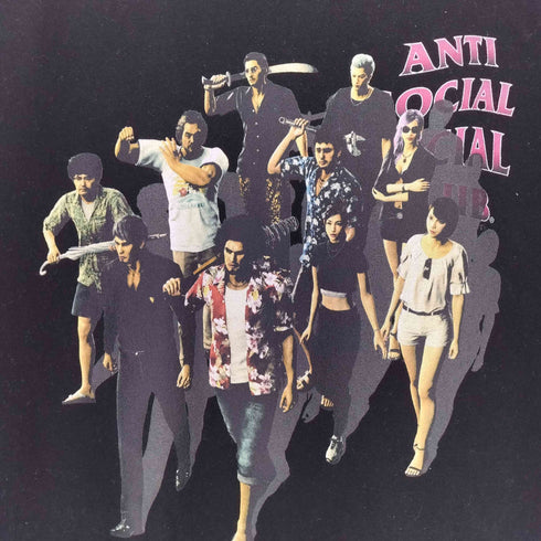 アンチソーシャルソーシャルクラブ ANTI SOCIAL SOCIAL CLUB キャラクタープリントクルーネックTシャツ メンズ JPN:XL
