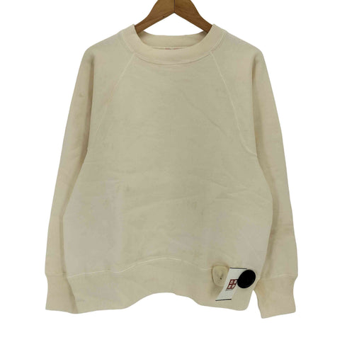 グラッドハンド GLADHAND 24AW AKOM - SWEAT 10.7Oz GUSSET ACTION SLEEVE 10.7オンス ゲスト アクション ダメージ加工 ラグランスリーブスウェット トレーナー メンズ JPN:M