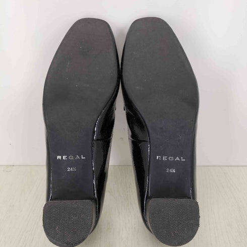 リーガル REGAL バックル付きモカパンプス ブラック パンプス レディース 24 1/2