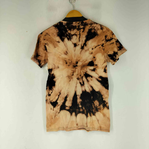 ブリーチ加工 バンドプリント S/S Tシャツ メンズ JPN:S