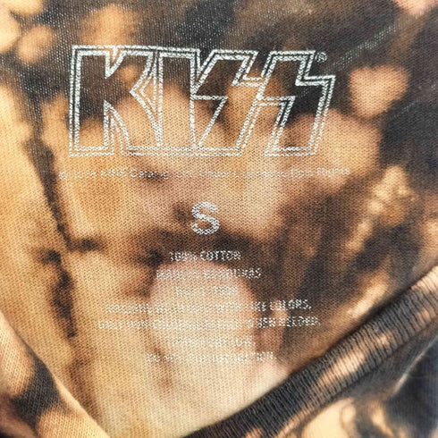 ブリーチ加工 バンドプリント S/S Tシャツ メンズ JPN:S