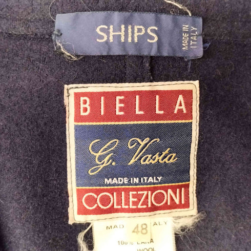 シップス SHIPS BIELLA COLLEZIONI イタリア製 ウール 3B ジャケット メンズ JPN:48