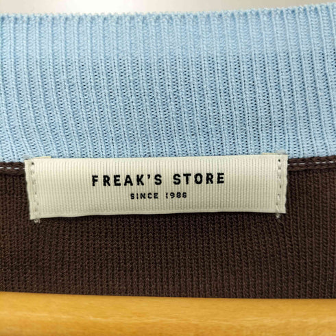 フリークスストア FREAKS STORE 2026SS クールタッチ 配色 レイヤード 半袖 ニット プルオーバー レディース FREE