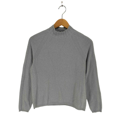 Marisa Christina CASHMERE カシミヤ100% モックネック プルオーバーセーター レディース JPN:M