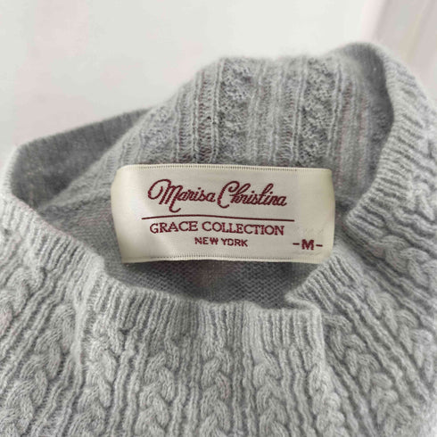 Marisa Christina CASHMERE カシミヤ100% モックネック プルオーバーセーター レディース JPN:M