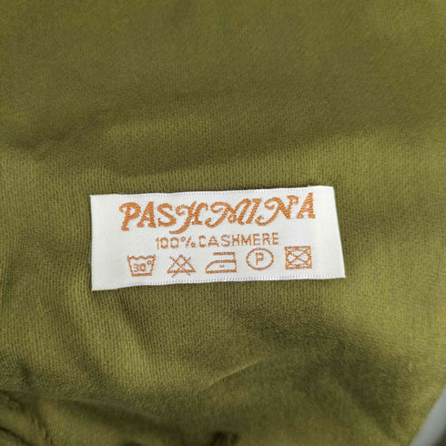 パシュミナ PASHMINA CASHMERE カシミヤ100% 大判ストール レディース