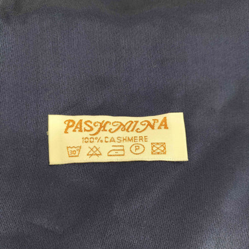 パシュミナ PASHMINA CASHMERE カシミヤ100% 大判ストール レディース