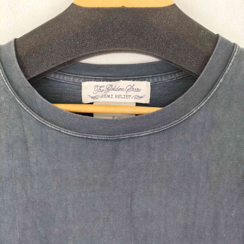 レミレリーフ REMI RELIEF ウォッシュ加工 S/S ポケットTシャツ メンズ JPN:M