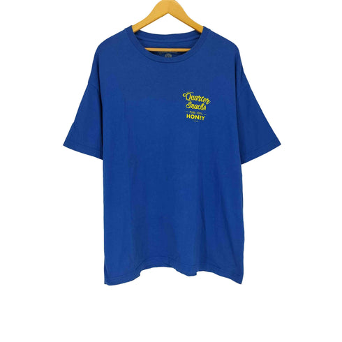 クウォータースナックス QUARTER SNACKS 両面プリントクルーネックTシャツ メンズ XL