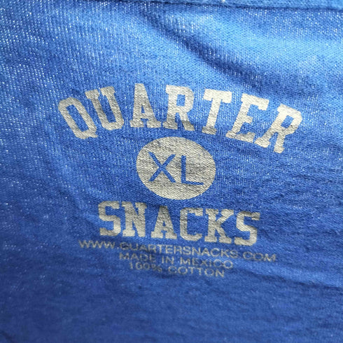 クウォータースナックス QUARTER SNACKS 両面プリントクルーネックTシャツ メンズ XL