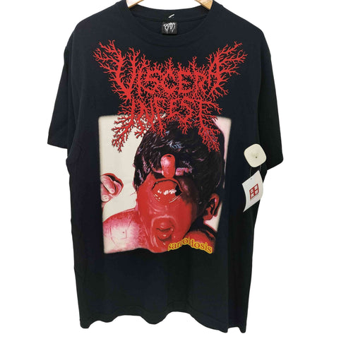 SARCOIDOSIS ゴアグラインド バンド アートワーク プリント S/S Tシャツ メンズ import:L