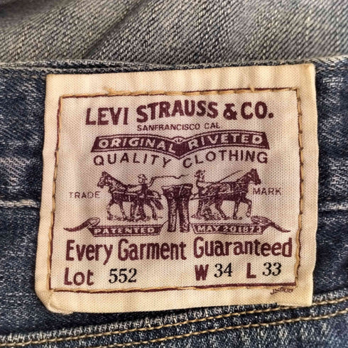 リーバイス Levis 552 ワイド デニムパンツ メンズ 34