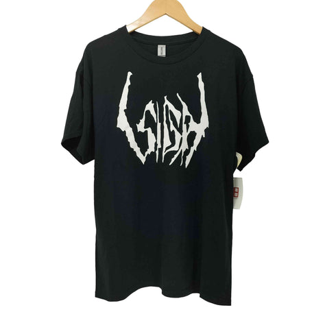 ギルダン GILDAN ブラックメタル バンド ロゴ プリント S/S Tシャツ メンズ import:L