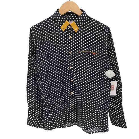 KAWATANI SHIRT ボタンダウン ドット柄 L/S シャツ メンズ JPN:S