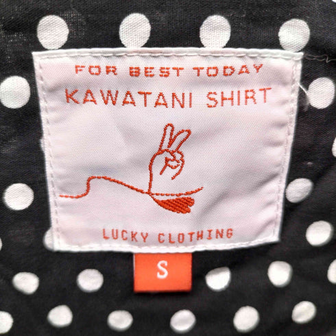 KAWATANI SHIRT ボタンダウン ドット柄 L/S シャツ メンズ JPN:S