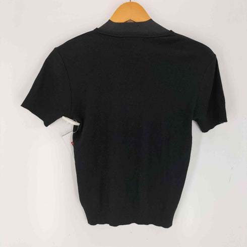 アニエスベー agnes b. スナップボタン S/S カーディガン サンライズ期 レディース T2