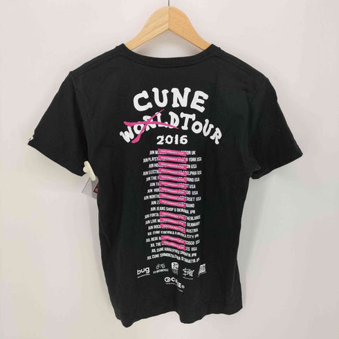 キューン CUNE WORLD TOUR 2016 S/S Tシャツ メンズ JPN:S
