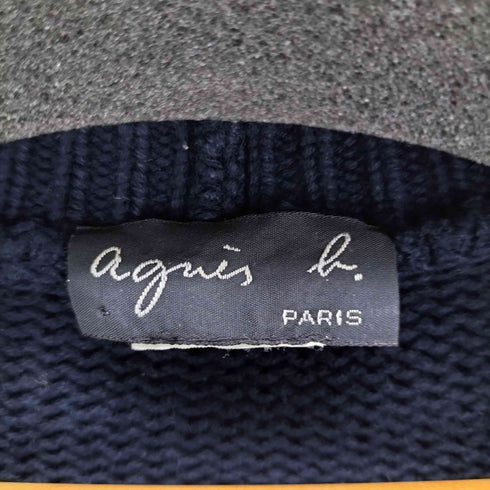 アニエスベー agnes b. フランス製 コットンカーディガン レディース