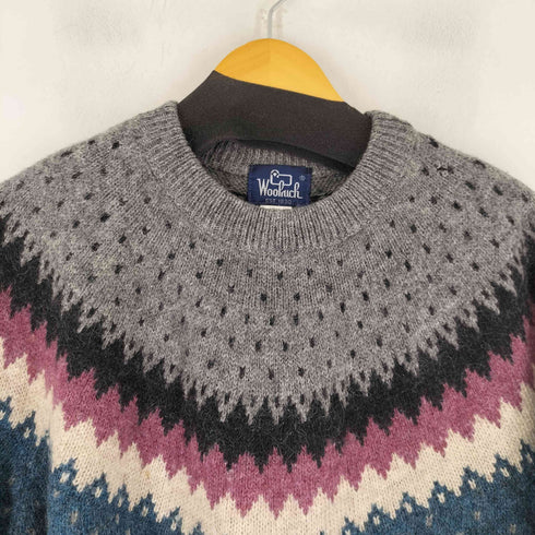 ウールリッチ WOOLRICH 80-90S ノルディック ニット メンズ JPN:M