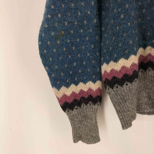 ウールリッチ WOOLRICH 80-90S ノルディック ニット メンズ JPN:M