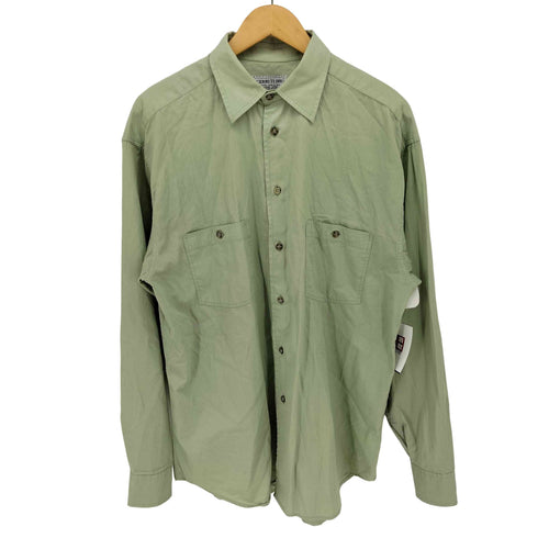チェルッティ CERRUTI 1881 イタリア製 コットン ダブルポケット L/S シャツ メンズ import:M