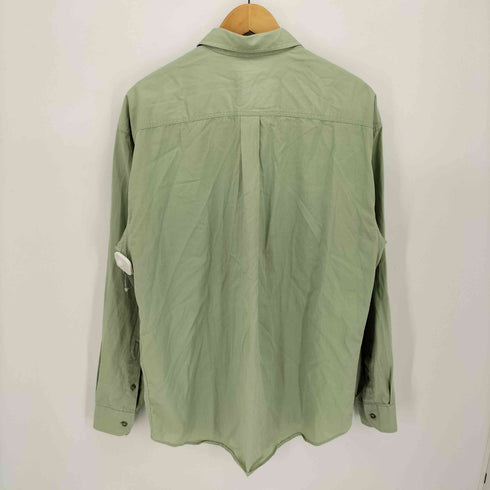 チェルッティ CERRUTI 1881 イタリア製 コットン ダブルポケット L/S シャツ メンズ import:M