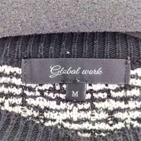グローバルワーク GLOBAL WORK ツイードモチーフ 装飾ボタン カーディガン レディース JPN:M