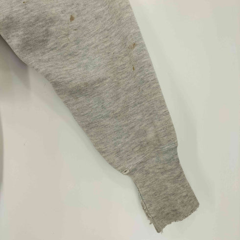 チャンピオン Champion 90-00s 刺繍タグ USA製 REVERSE WEAVE ラバープリント DREXEL アーチ カプセル2段 ゾロ目22 クルーネック スウェット メンズ import:L