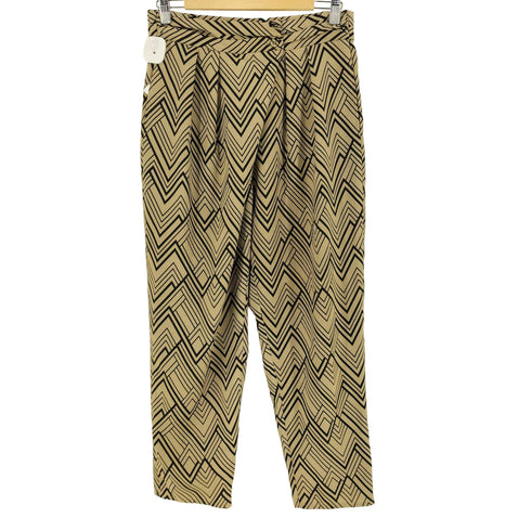 シンプリシテェ SIMPLICITE 21SS 幾何学模様 2タックパンツ レディース