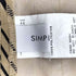 シンプリシテェ SIMPLICITE 21SS 幾何学模様 2タックパンツ レディース