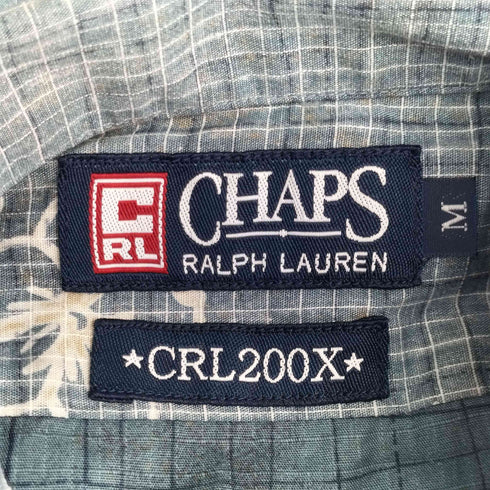 チャップスラルフローレン CHAPS RALPH LAUREN CRL200X ボタニカル柄 S/S 開襟シャツ メンズ JPN:M