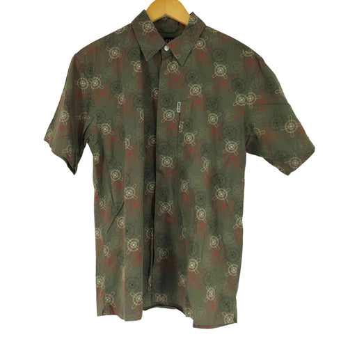 ギャップ Gap 90S 総柄 S/S 比翼シャツ メンズ JPN:XXL