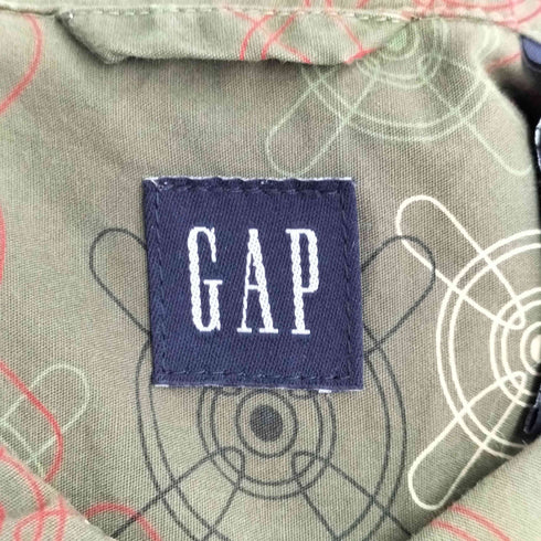 ギャップ Gap 90S 総柄 S/S 比翼シャツ メンズ JPN:XXL