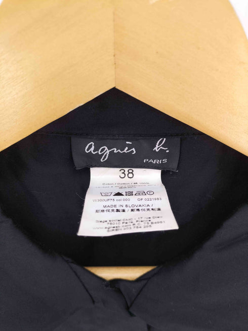 アニエスベー agnes b. PARIS サンライズ期 コットン ボタンシャツ レディース JPN:38