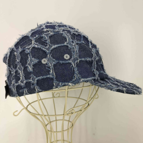 シュプリーム Supreme 25SS Frayed Croc Denim Camp Cap メンズ