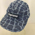 シュプリーム Supreme 25SS Frayed Croc Denim Camp Cap メンズ