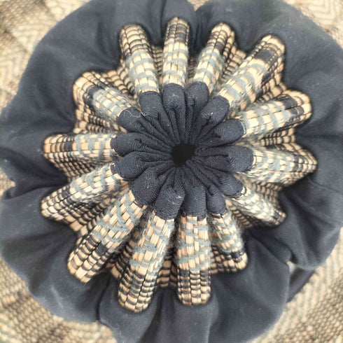 Lorna Murray ハンドメイド ボーダー ハット カプリハット 折り畳み メンズ M