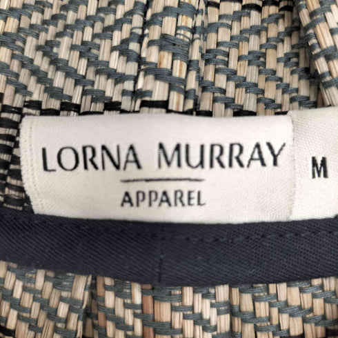 Lorna Murray ハンドメイド ボーダー ハット カプリハット 折り畳み メンズ M