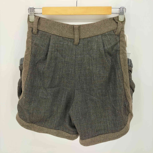ツモリチサト TSUMORI CHISATO 生地 切替 ニット ショートパンツ レディース JPN:1