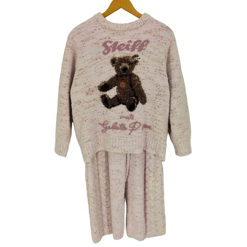 ジェラートピケ gelato pique 25AW Steiff パウダーネップジャガードプルオーバー セットアップ ルームウェア パジャマ レディース ONE SIZE
