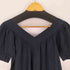 アニエスベー agnes b. PARIS サンライズ期 コットン S/S VネックTシャツ レディース JPN:36