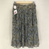 アニエスベー agnes b. PARIS サンライズ期 シルク 花柄 シャツ スカート セットアップ レディース JPN:36