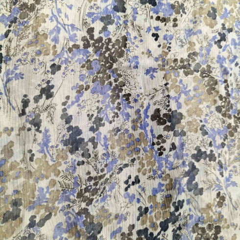 アニエスベー agnes b. PARIS サンライズ期 シルク 花柄 シャツ スカート セットアップ レディース JPN:36
