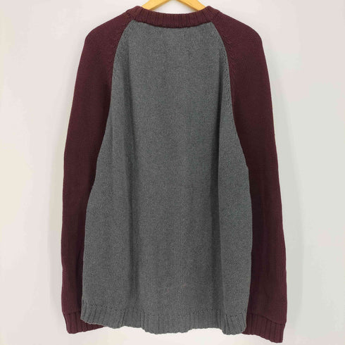 ACE brand 90-00s インドコットン ラグランニット メンズ import:M