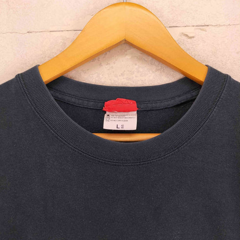 両面プリントクルーネックTシャツ メンズ L
