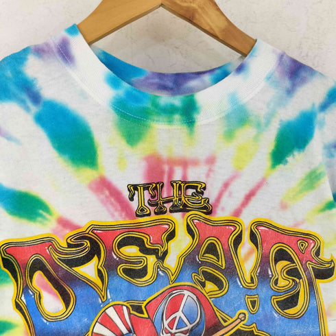 ジャージーズ JERZEES 00s タイダイ 両面プリント バンド Tシャツ メンズ L